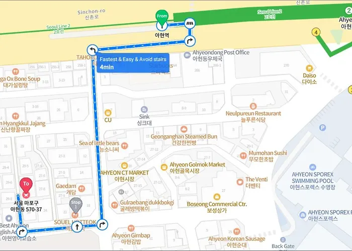 3beds Near Ahyeon Hongdae Train St Yeouido